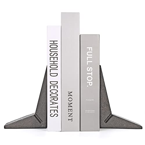 Ambipolar Cast Iron Bookends, Sharp Triangle Theme thumb #2