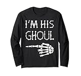 i'm his ghoul i'm her boo divertenti coppie abbinate di halloween maglia a manica