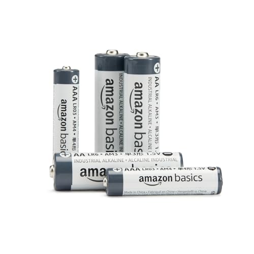 Image of Amazon Basics 250-Pack AA Long-Lasting Industrial Alkaline Batteries, 1.5 Volt, 5-Year Shelf Life, Bulk Value Pack