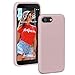 Produktbild ProBien Silikon Hülle Kompatibel mit iPhone SE 2020, iPhone 8/7 Hülle [Stoßfest] Handyhülle Anti-Fingerabdruck Kratzfest Schutzhülle Bumper Case Cover für iPhone 7/8 / SE 2020 - Sandrosa