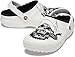 Crocs X Luke Combs Classic Lined Unisex Clog, White/Black, 8 US Women / 6 US Men