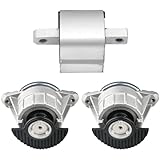 EMTMOUN Engine Motor Mount Transmission Mount Compatible with Mercedes-Benz C300 2008-2011, C350 2008-2015, E350 2010-2016, E400 2014-2017, 3.0L 3.5L, OE: A4017, A4095, Set of 3