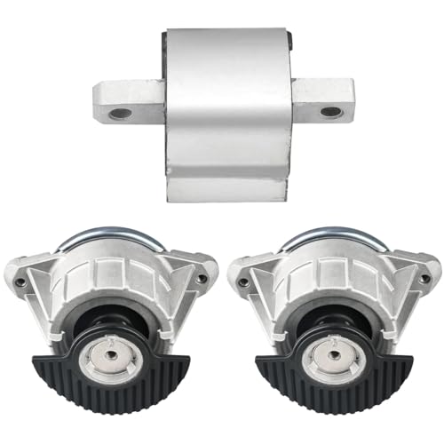 EMTMOUN Engine Motor Mount Transmission Mount Compatible with Mercedes-Benz C300 2008-2011, C350 2008-2015, E350 2010-2016, E400 2014-2017, 3.0L 3.5L, OE: A4017, A4095, Set of 3