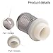 Stainless Steel 3/4 Inch Pump Suction Strainer with Basket Hose Filter for Garden, Lawn, Agriculture, and Industrial Irrigation Water Systems(1/2inch)