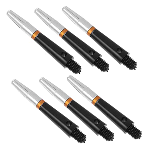 Mipcase Flights and Shafts Set 6pcs Reusable Shafts Unique Shape for Improved Grip