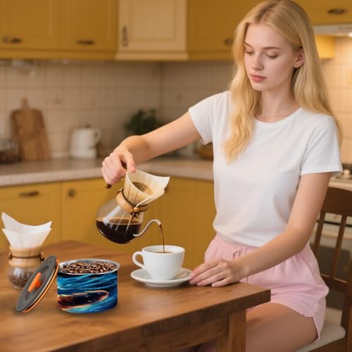 Envase para café de acero inoxidable 500ml ATTX azul miniatura 7