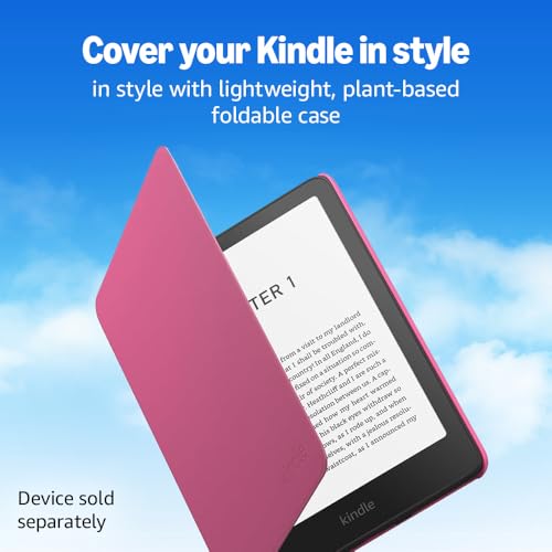 All-new Amazon Kindle Paperwhite and Amazon Kindle Colorsoft Signature Edition Case, Lightweight and Foldable Protective Cover – Plant-Based Cover - 7