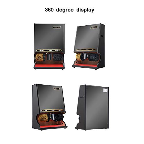 Elektrischer Schuhputzer, Automatischer Induktions-Schuhputzer mit Handlauf-Schuhbürste Geeignet für Banoe-Bürste Geeignet für Bank Hotel Commercial Hall Elektrischer Schuhputzer (Color : B) (B)