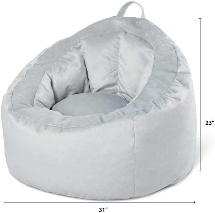 Bean Bag Lounge Chair with Pockets to Relax Soft Comfortable Sofa image 4