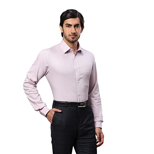 Image of Raymond Men's Cotton Checkered Slim Fit Shirt