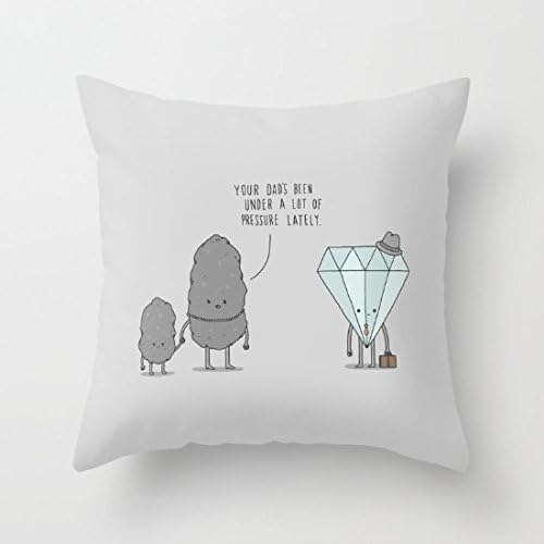 Ldnanana Decorative Pillow Case Hello I'm Your Wallpaper Funny Cushion Cover 18" x 18"
