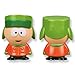 SOUTH PARK 5 Piece Figure Set Featuring Eric Cartman, Stan Marsh, Kyle Broflovski, Kenny McCormick and Butters Stotch, Figures Average 2.5