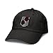 Attack On Titan Anime Embroidered Garrison Rose Shield Adjustable Baseball Hat, Black, One Size