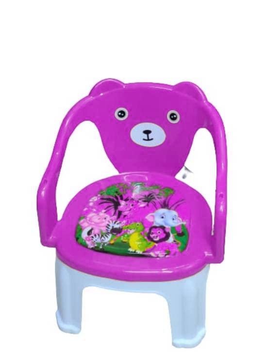 Supertech Baby Chair, with Tray Strong and Durable Plastic Chair for