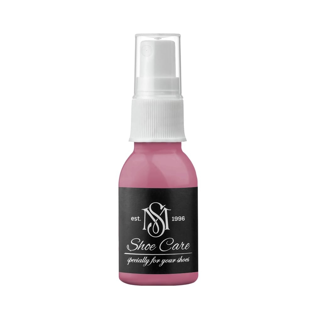 Rénover daim décoloré rouge fuchsia noirci spray