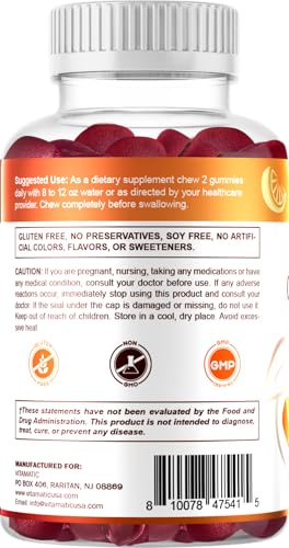 Vitamatic 15 Day Cleanse Gummies, Senna, Cascara, Psyllium, Flaxseed, Aloe Vera, Licorice, MCT, Probiotic