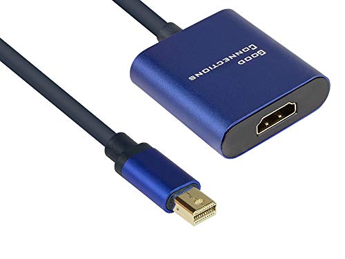 Good Connections® SmartFLEX Mini DisplayPort 1.4 to HDMI 2.0 Adapter, 4K UHD @ 60Hz RGB / 4:4:4, Copper Conductor