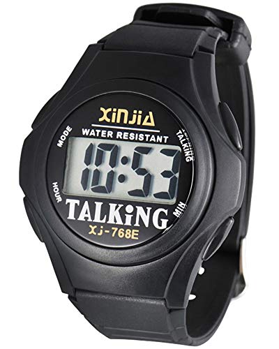 Talking Wrist Watch w/Alarm Easy to Hear and Easy to Set