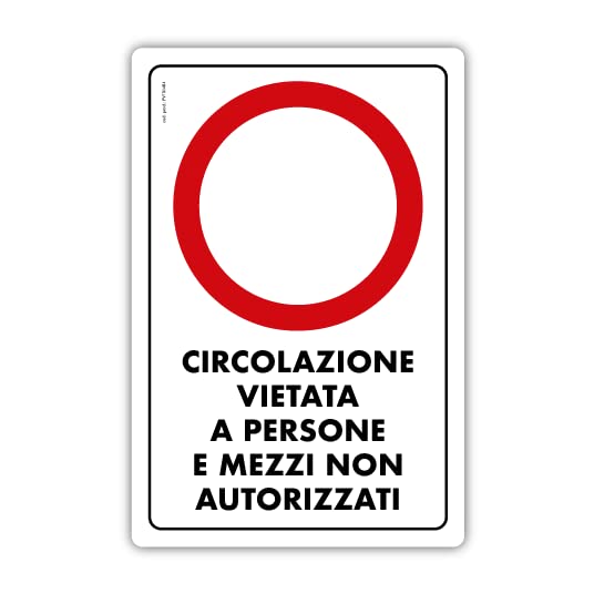 Cartello Strada Privata - Pannello In Alluminio 30x42 Cm Per Transito Autorizzati - Foto 3