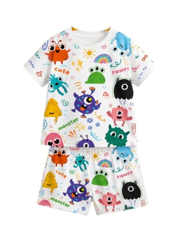 Image of THIIYA KIDS Boys Cotton Co-Ord Set | Printed T-Shirt & Shorts | Soft Comfortable Summer Wear for Kids
