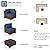 UDPATIO Patio Furniture Sets, Modular Rattan Outdoor Patio Sectional Furniture Sofa Set, Wicker Patio Conversation Set for Backyard, Deck, Poolside w/Glass Coffee Table, 7pc Blue (Include Sofa Cover)