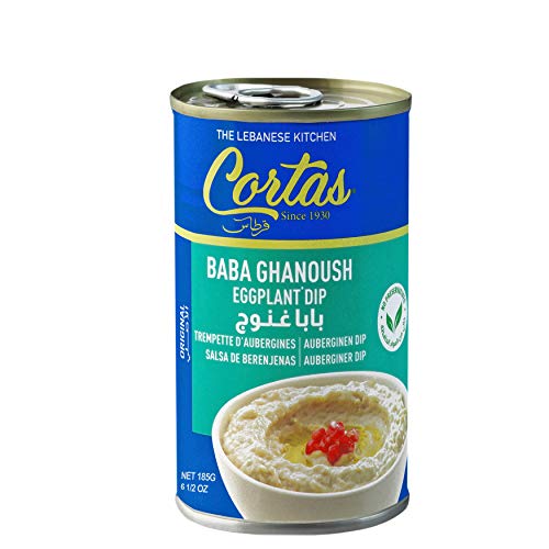 Cortas - Baba Ghanoush Eggplant Dip, 6.5 oz (Pack of 6)