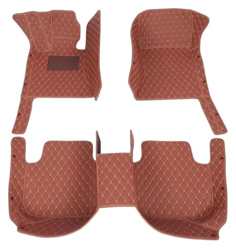 Tapis voiture pour Kia Picanto imperméable et antidérapant marron