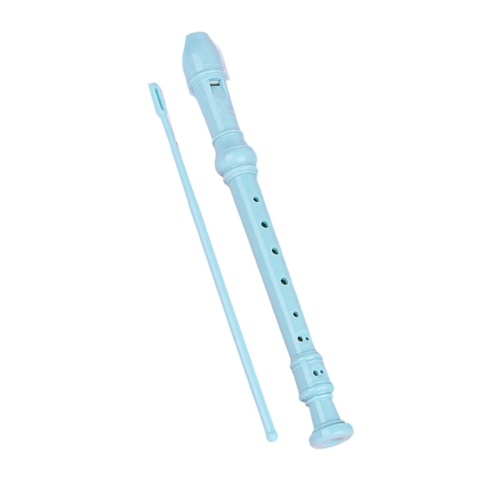 Flet Prosty 8 otworowy W Stylu Niemieckim (tonacja C) Instrument Dęty Dla Początkujących Flety Proste Dla Początkujących(Blue)