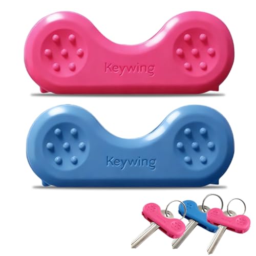 UIEXAY Herramienta Para Girar Las Llaves De 2 Piezas Para La Artritis Y Los Ancianos- Rosa Y Azul Para El Hogar/La Oficina