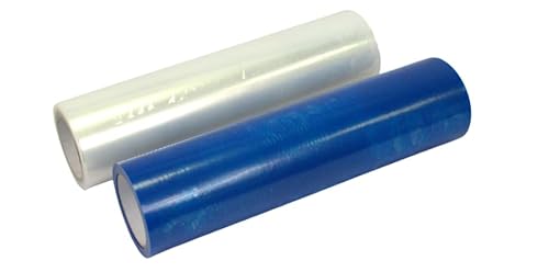 Glass & Window Protector 60cm x 100m | Eco-Friendly Self-Adhesive Film | Safeguards Glass Surfaces | Easy Application | Premium Protector | Clear or Blue (Blue)