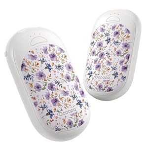 OCOOPA Magnetic Rechargeable Hand Warmers 2 Pack, Fast Heating, 3-Settings, UL Certified, Electric Portable Pocket Heater, Hunting, Golf, Camping Gear, Warm Unique Gifts Women, Tech Gift Men UT3 Lite