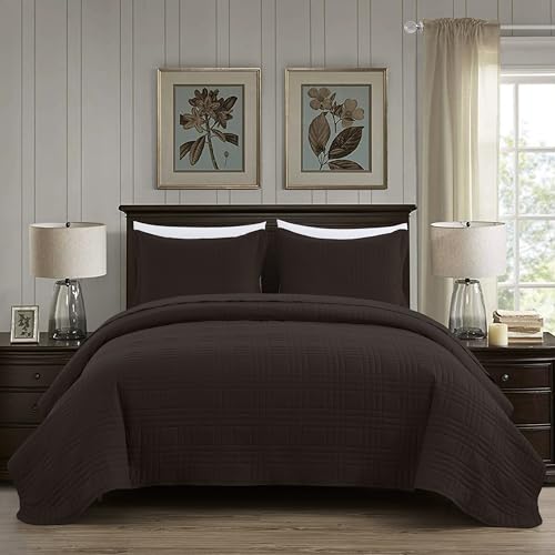 Colcha extragrande de 3 piezas para camas de matrimonio modernas en invierno 4