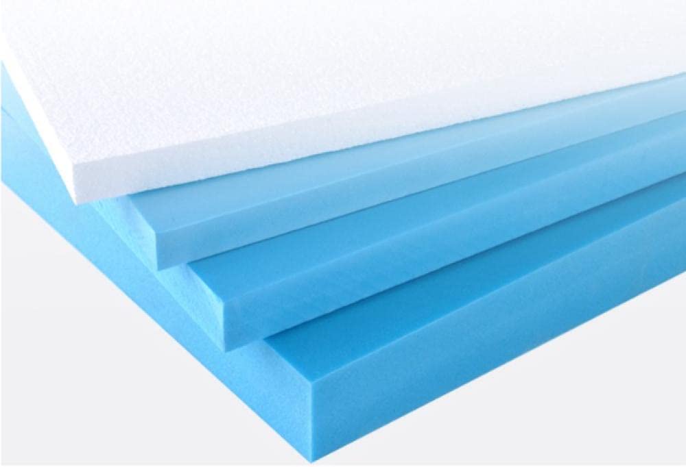 Pannello in schiuma ad alta densità per edilizia, pannelli isolanti leggeri e resistenti, colore bianco, 40 x 60 x 2 cm, blu, 30 x 40 x 2 cm, ideale per progetti fai da te e miglioramento della casa