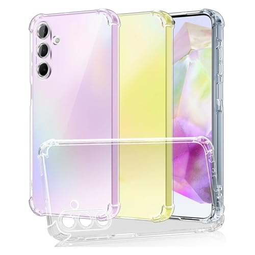 CooToly Phone Case for Galaxy A35 5G, Soft Protective Cover (Clear, Galaxy A35 5G)