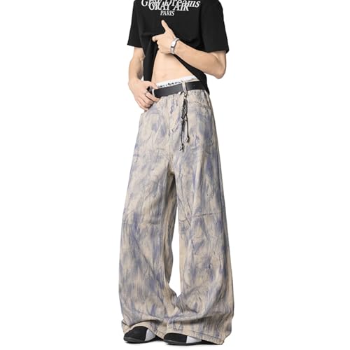 LRF Wide Leg Lightweight Loose Fit Baggy Jeans Vintage Streetwear Straight Relaxed Casual Denim Pants3