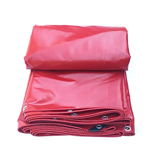Preisvergleich Produktbild Abdeckplanen Wasserdichte Plane, rote Hochleistungs-PVC-Plane, Bodenzeltanhängerabdeckung, für Outdoor, Camping, Boot (größe : 2x1.5m)