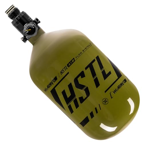 HK Army HSTL 68/4500 Carbon Fiber HPA Compressed Air Paintball Tank System - Standard Reg (Olive/Black)