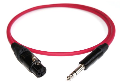 MOGAMI�y2534 �ԁzXLR�L���m��(���X)-TRS�t�H�� 3m / NEUTRIK NC3FXXB��NP3XBAG / �u�b�V���O��