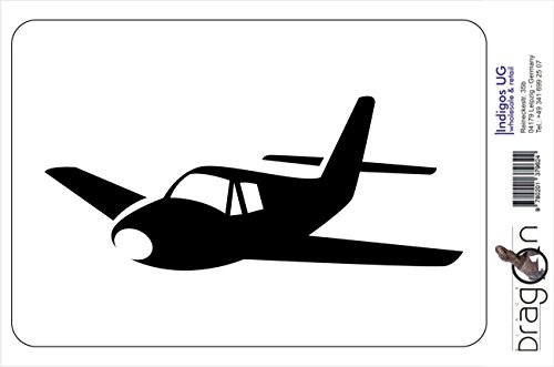 Indigos Ug Car Sticker - Bumper - Decal - Jdm - Die Cut - Airplane Pilot Wings Auto, Truck, Notebook, Laptop - Vinyl Tuning - Black - 152Mm X63Mm #TOP1