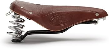 Amazon | BROOKS レザーサドル スプリングつきモデルB66のシングル