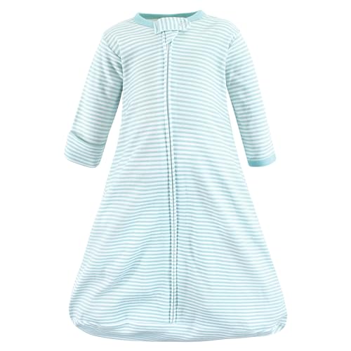Image of Hudson Baby Unisex Baby Cotton Wearable Sleeping Bag, Sack, Blanket, Mint Milk Cookies Long Sleeve, 18-24 Months