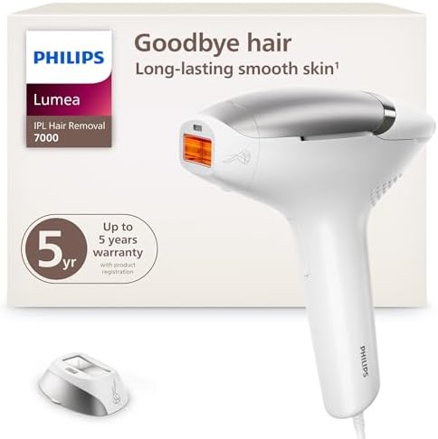 Philips Lumea 7000 Series IPL Hair Removal Device - Permanent Las...