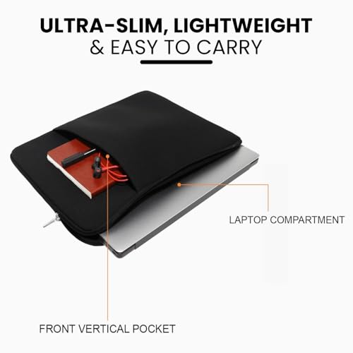 Dyazo 14-14.1 Inch Slim Laptop Sleeve Black - Image 8