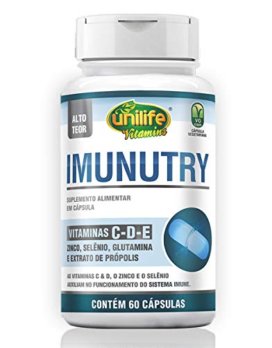 kit 3 Imunutry - Vit C, E, D, Zinco, Selênio e Própolis - 60 CÁPS./700mg - Unilife