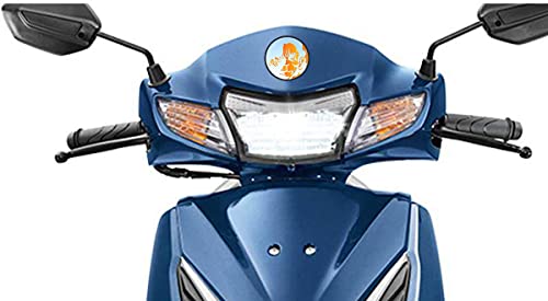 Image of CVANU Bajranbali God Ram Bhagat Sticker for Scooty, Bike- All Two Wheeler Vehicle Vinyl Decal Size (11cm X 11cm) Multicolor