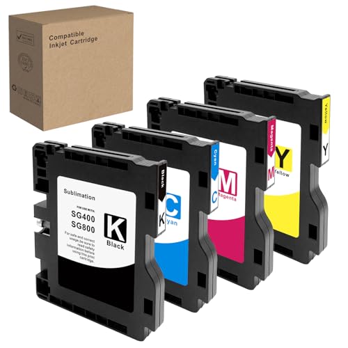 Dikarsum Cartucho de tinta de sublimação SG400 SG800 compatível com impressora Sawgrass Virtuoso SG4