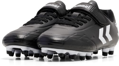 hummel Top Star F.G. JR   Botas de fútbol, Color Negro y Negro, Talla 24 EU, Negro, 24 EU