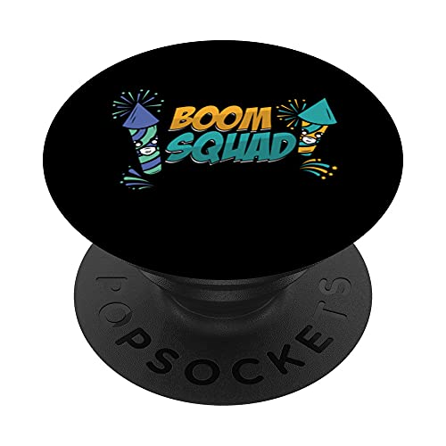 Boom Escuadra Pyro Petardo Explosión Pirotécnico PopSockets PopGrip: Agarre intercambiable para...