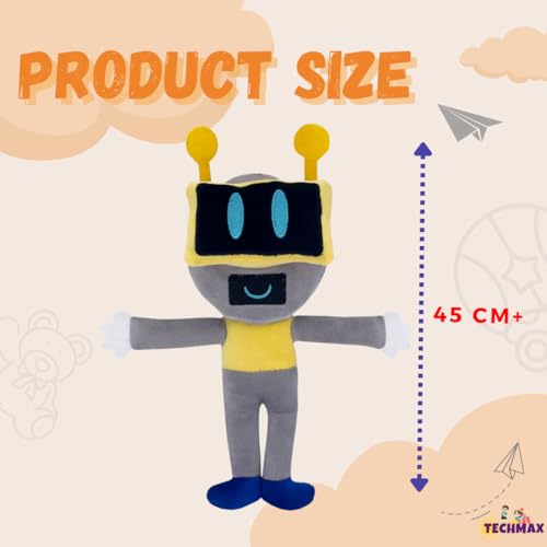 Image of Customized Text Standing Bot Sprunki Plush Toys