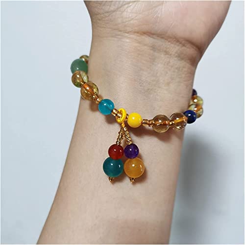 Bracelet en cristal de jade améthyste brute et agate : cadeau idéal